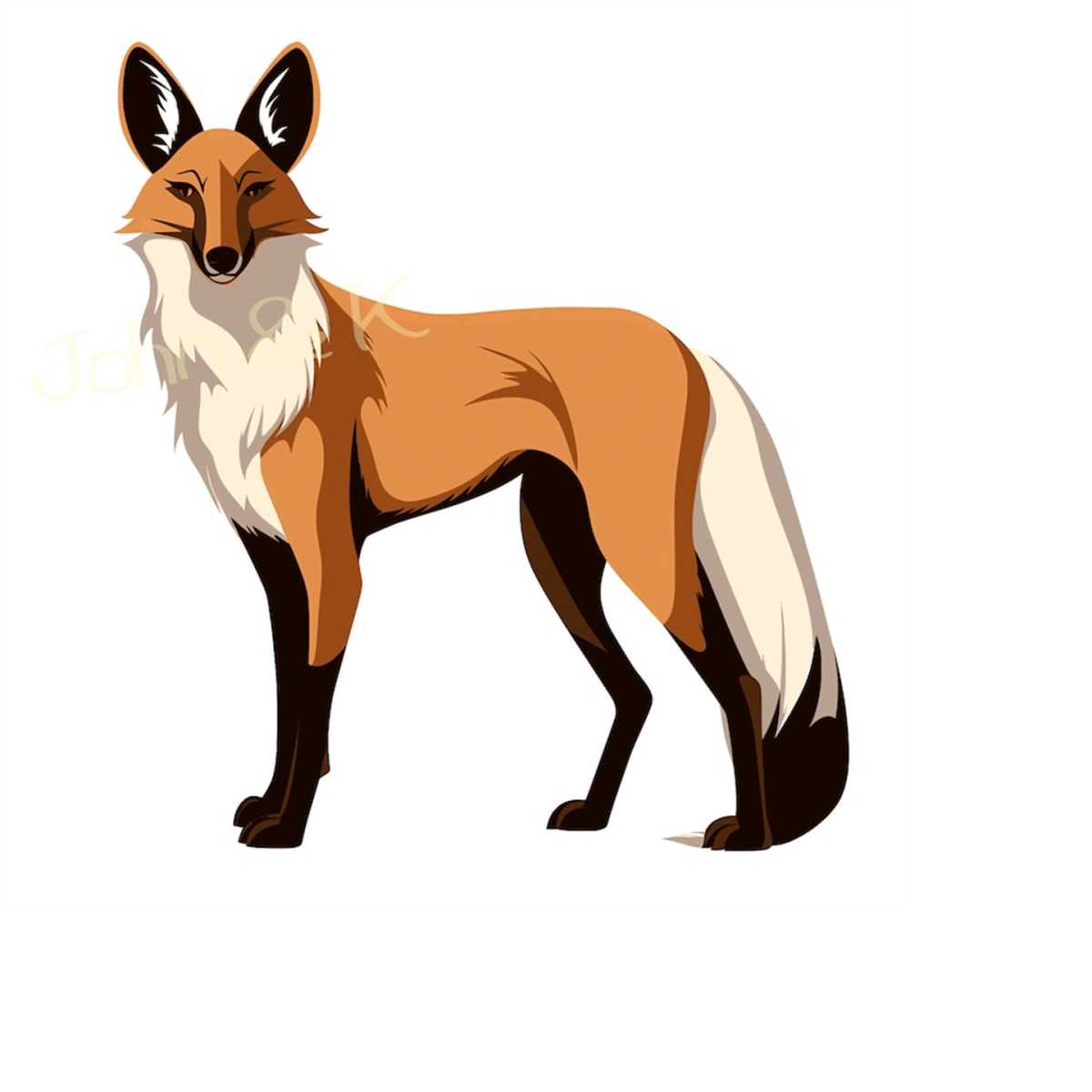 Maned Wolf Svg, Maned Wolf vector, Elegant Wolf svg for shir - Inspire