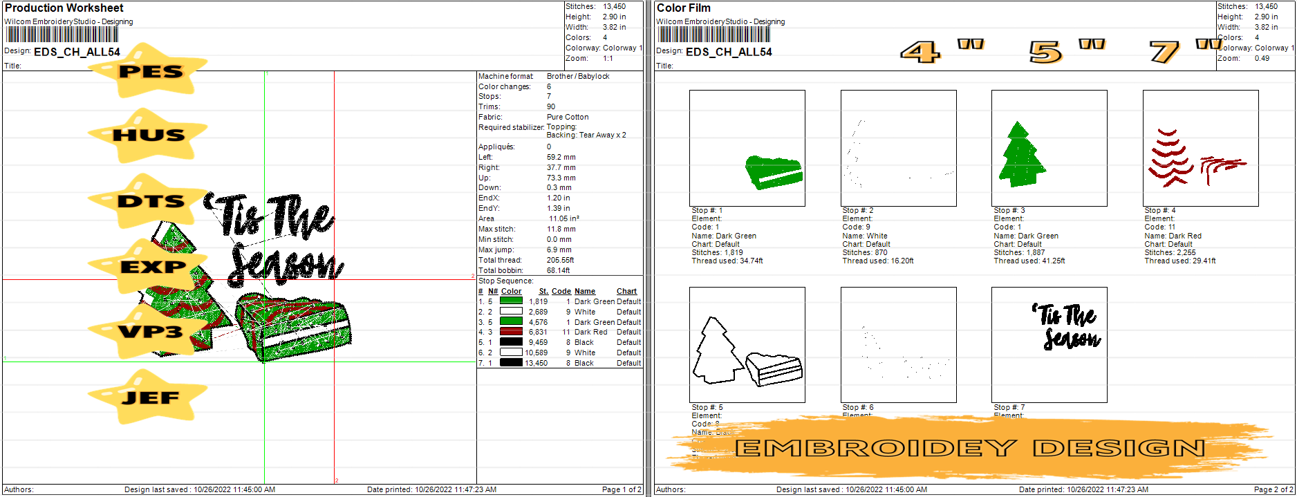 Christmas Tree Cake Embroidery Designs, Christmas Embroidery Inspire
