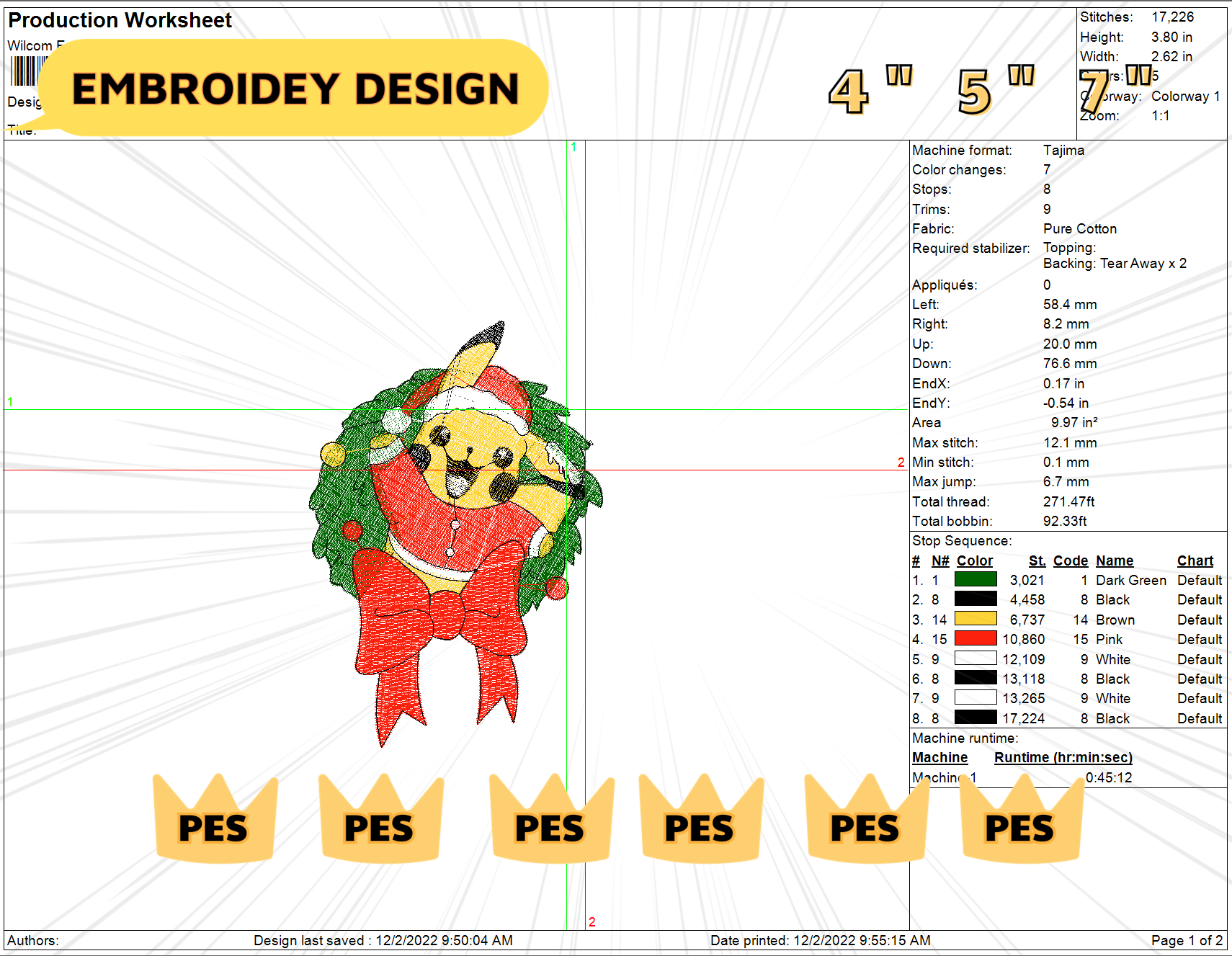 Christmas Embroidery Designs, Anime Embroidery Designs, Insp Inspire
