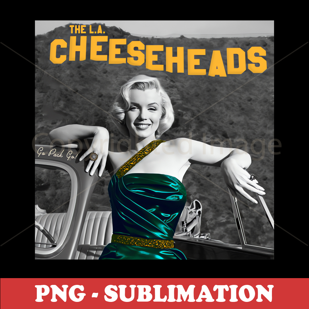 Marilyn Monroe Cheesehead Sign Exclusive Sublimation Fil Inspire