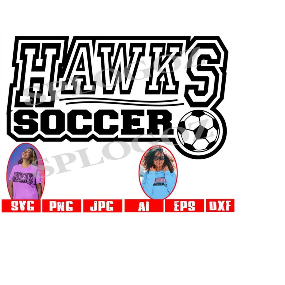 Hawks soccer svg, Hawk soccer svg, Hawk svg, Hawks svg, Digi Inspire