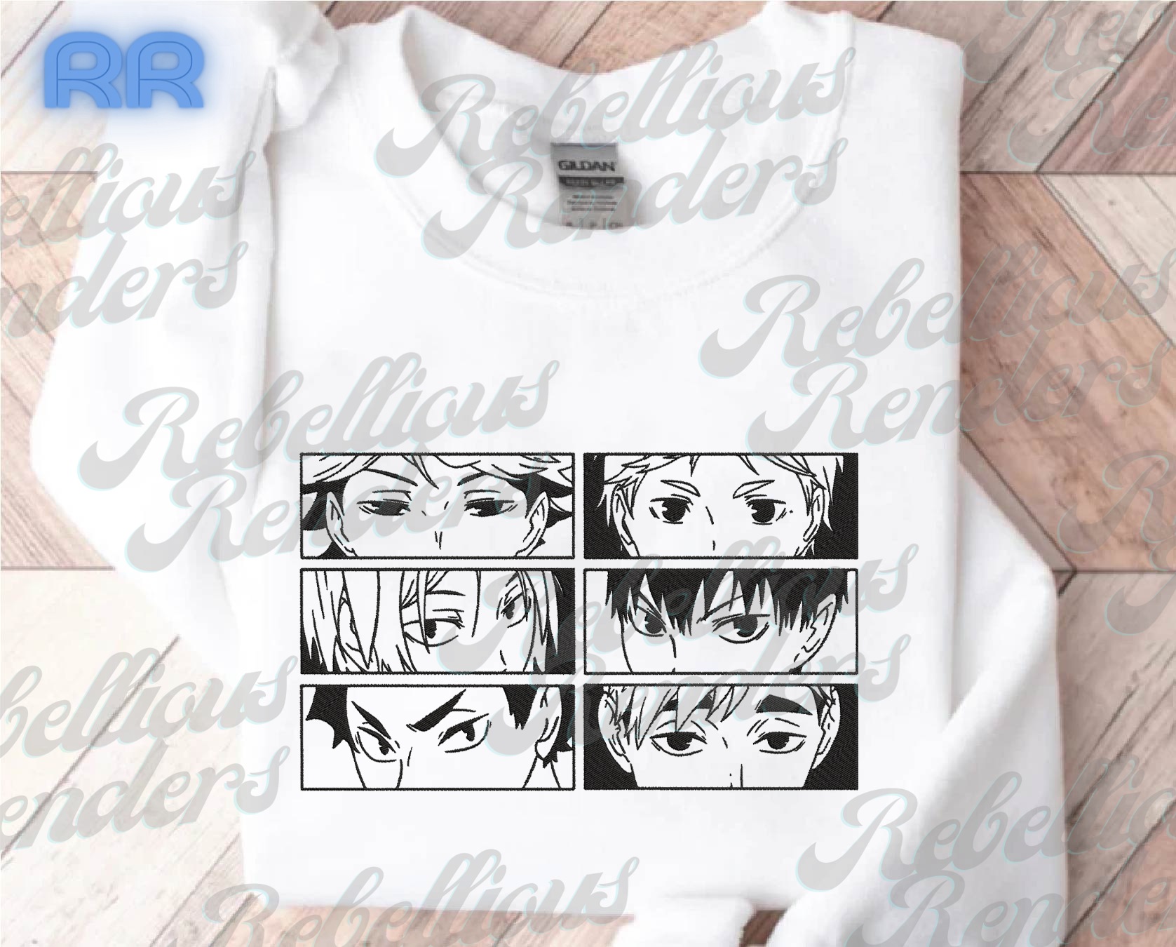 Volleyball Anime, Sport Anime Embroidery, Anime Embroidery D Inspire