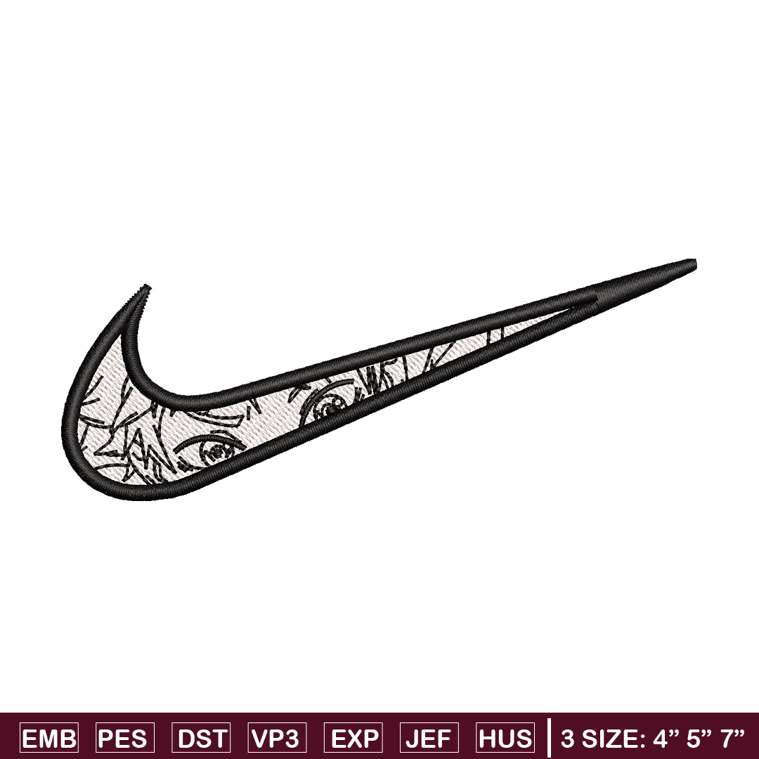Nike anime eyes embroidery design, Anime embroidery, Nike de Inspire