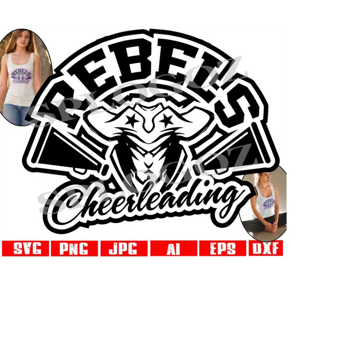 Rebels cheerleading svg, Rebel Cheerleading svg, Rebels chee Inspire