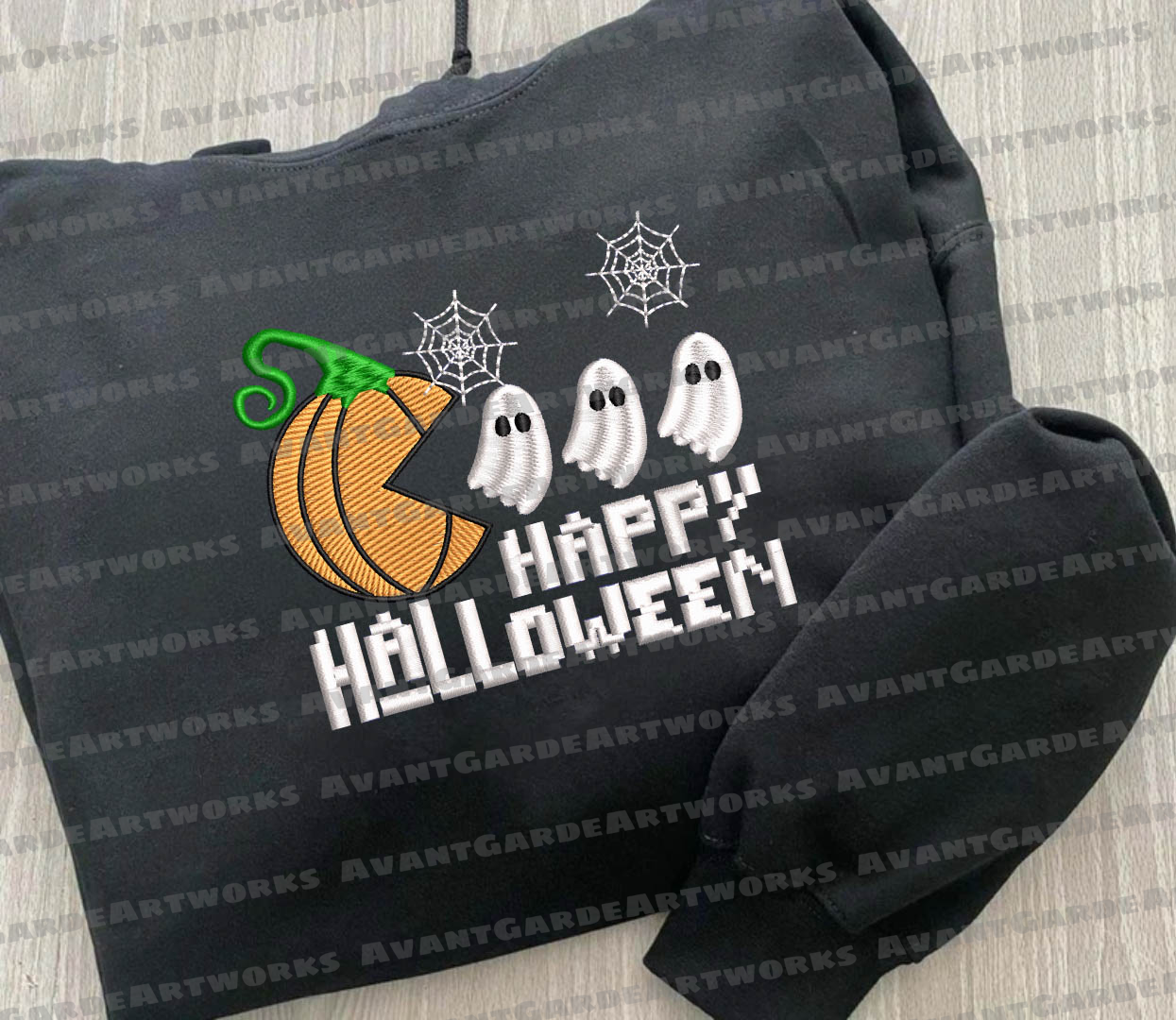 Pumpkin Halloween Embroidery File, Scary Pumpkin Embroidery Inspire