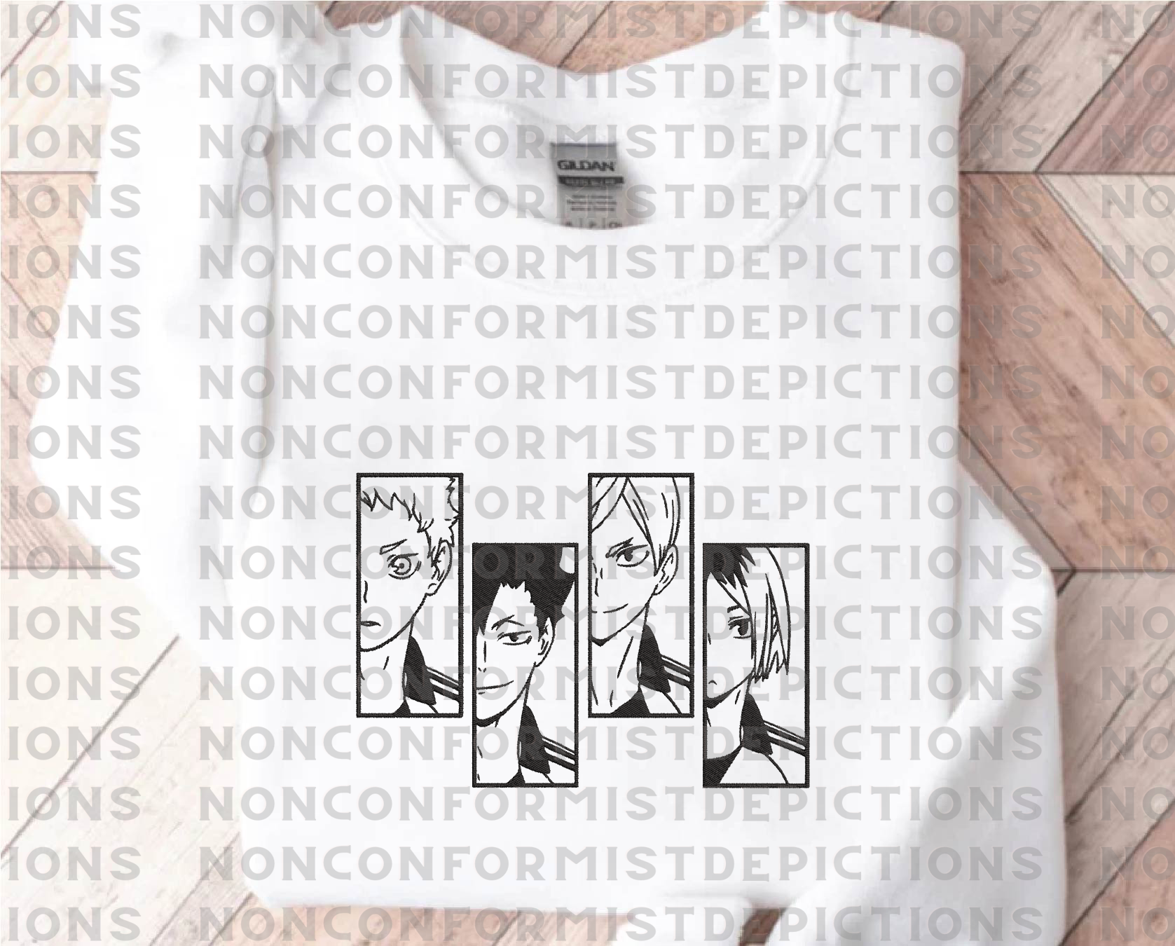 Volleyball Anime, Sport Anime Embroidery, Anime Embroidery D Inspire