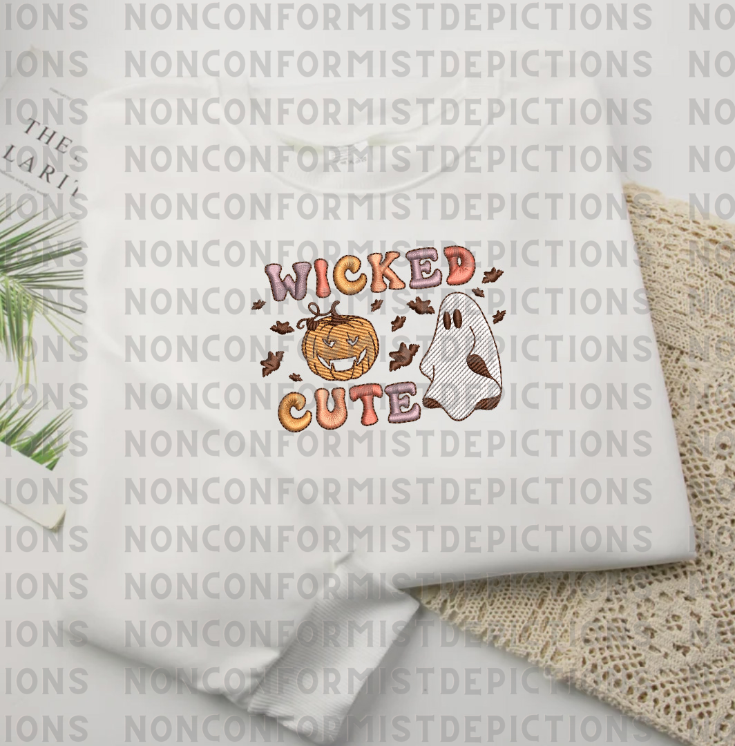 Wicked Cute Embroidery Design, Spooky Halloween Embroidery D Inspire