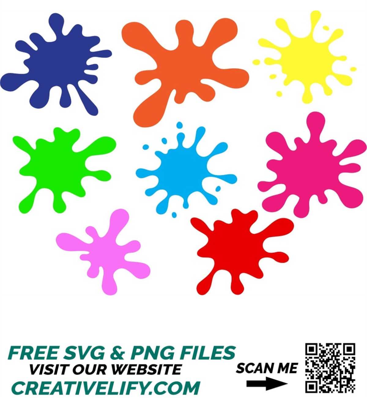 Paint splatter svg Paint splats svg, Clipart,Vector,Splatt Inspire