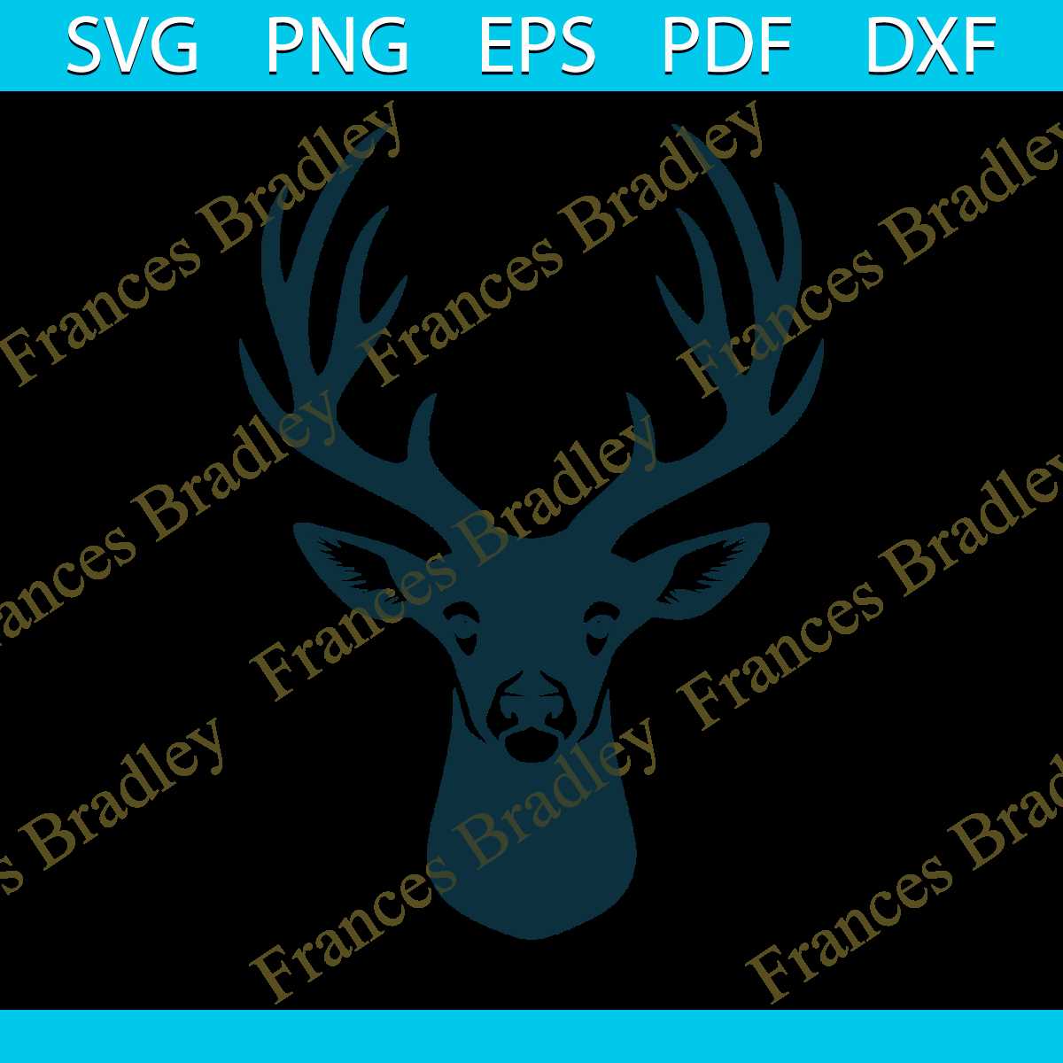 Deer Head SVG | Hunting SVG | Deer Svg | Deer Cut File | Dee | Inspire