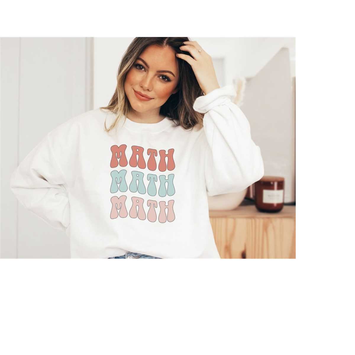 Happy Math Sweater Math Sweatshirt, Math Teacher Sweatshirt, Math Shirt, Math S | Inspire ...
