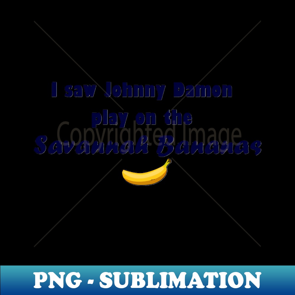 Johnny Damon Sublimation PNG Digital Download Savannah Ban Inspire