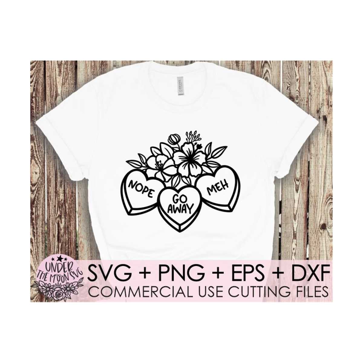 Valentines Day Svg, Candy Hearts Svg, Conversation Heart svg | Inspire ...