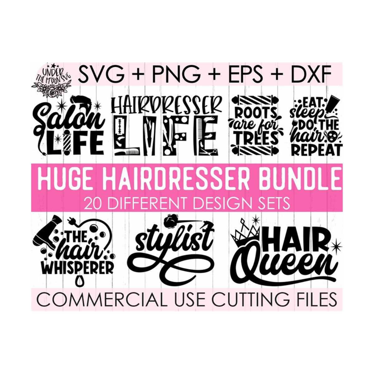 Hairdresser Svg Bundle, Hairstylist Svg, Hairdresser Svg, Ha Inspire