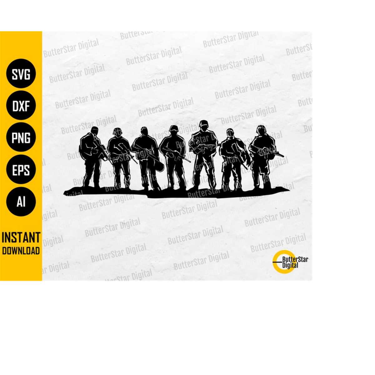 Soldiers SVG | Troops SVG | Army SVG | Military Svg | Vetera - Inspire ...