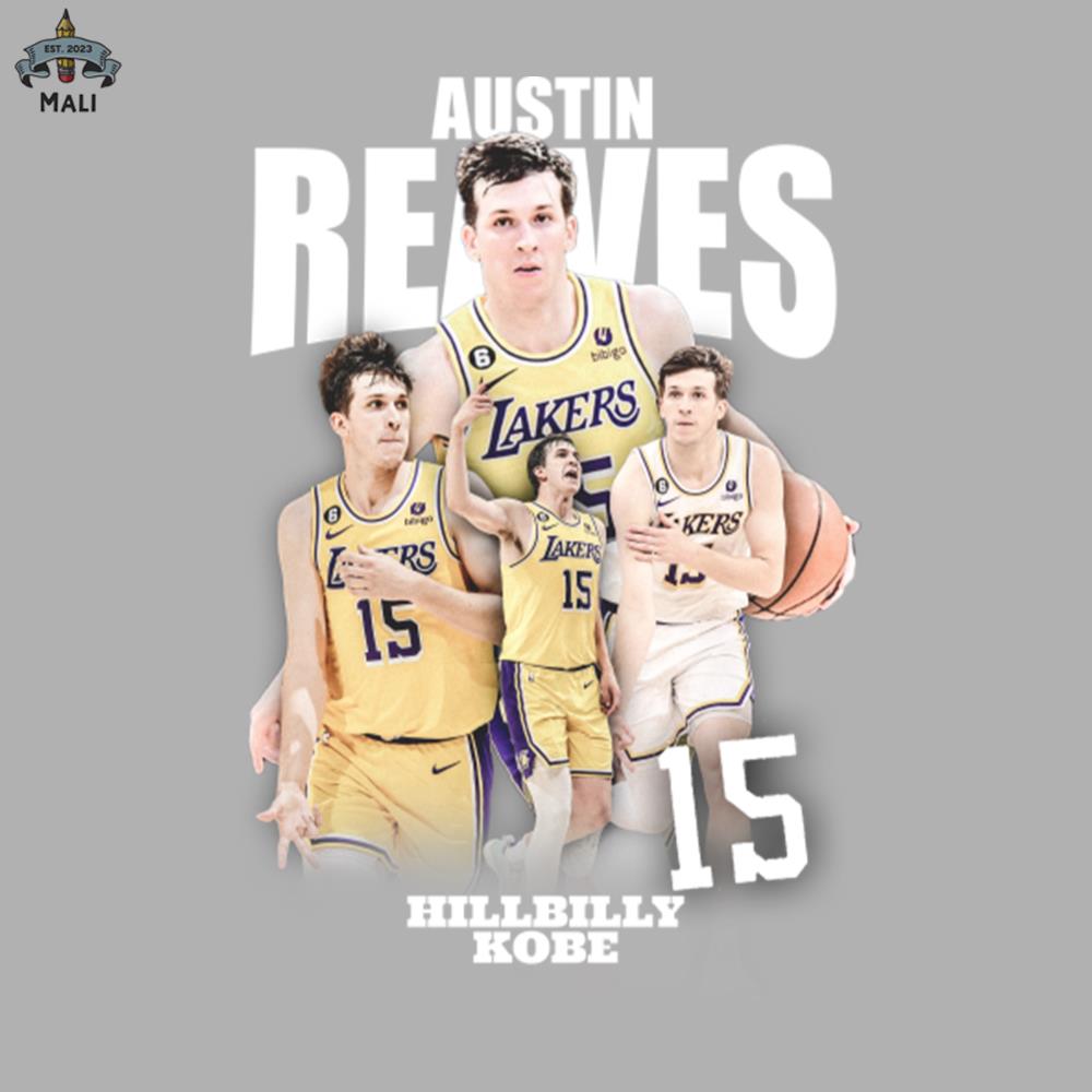 Austin Reaves 15 Los Angeles Lakers Baskerball Player Svg