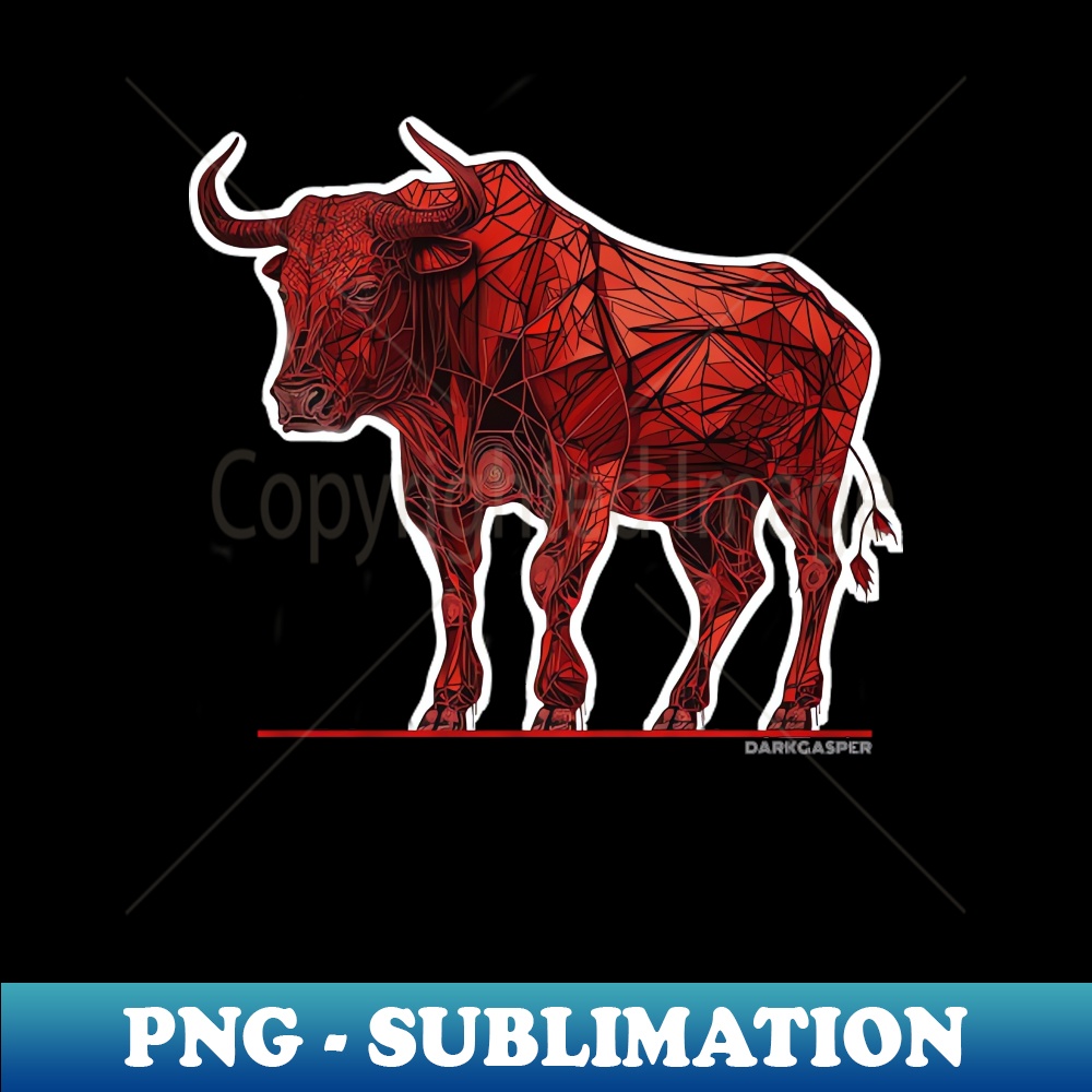 Crystal Bull - Elegant Sublimation Graphics - Vibrant and Hi - Inspire ...