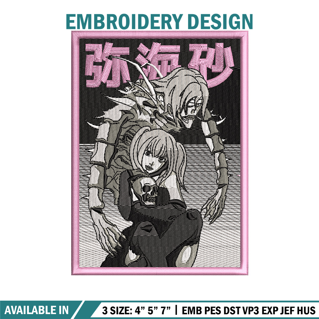 Demon rem embroidery design, Death note embroidery, Anime de | Inspire ...