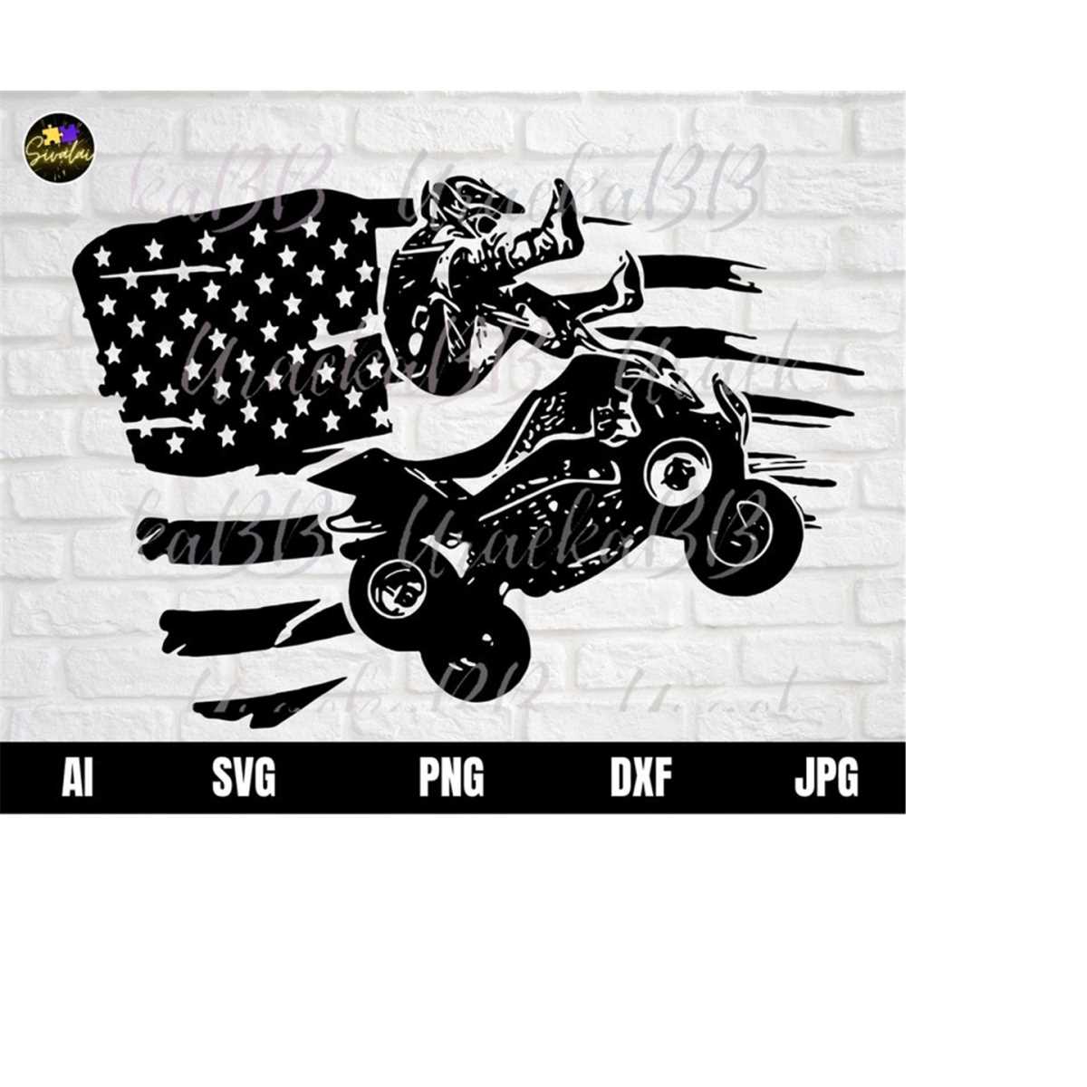 US Atv Svg File, Atv offroad Svg, ATV svg, Usa Flag Atv svg | Inspire ...