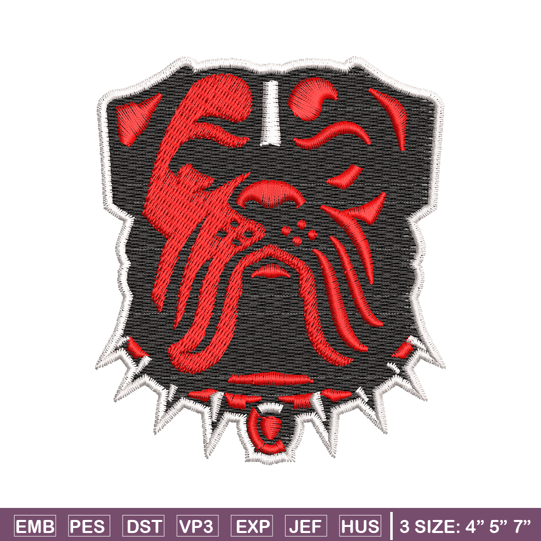 Red Dog Logo Embroidery Design Red Dog Logo Embroidery Log Inspire red-dog-logo
