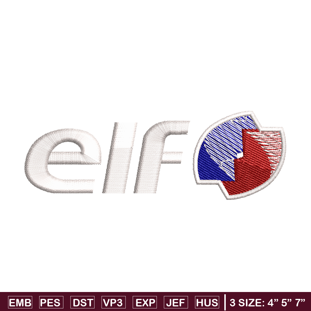 Eif logo embroidery design, Eif logo embroidery, logo design | Inspire ...