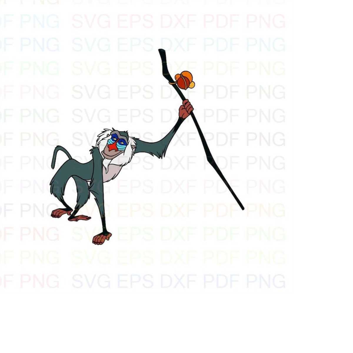 Rafiki_The_Lion_King_3 Svg Dxf Eps Pdf Png, Cricut, Cutting - Inspire ...
