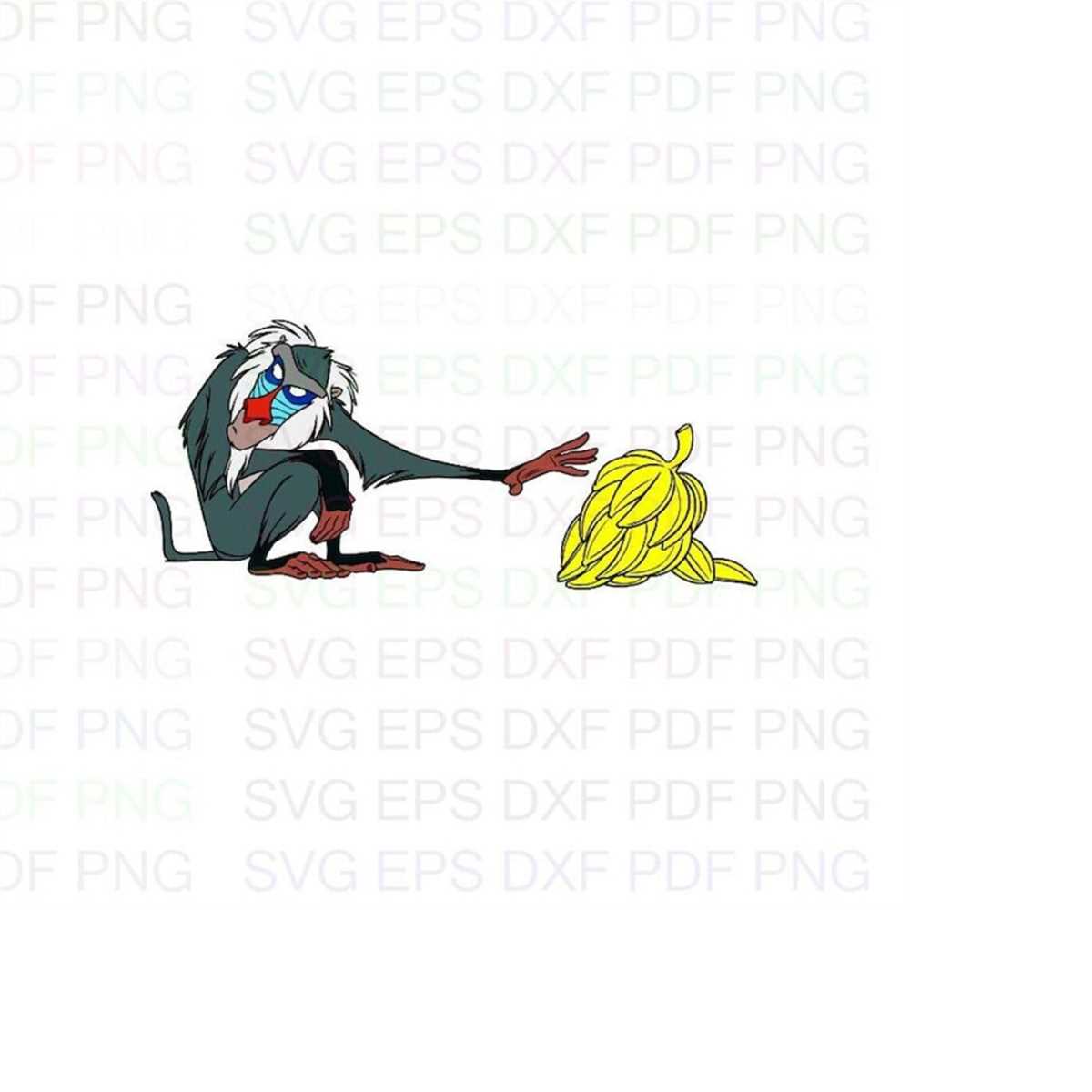 Rafiki_The_Lion_King_2 Svg Dxf Eps Pdf Png, Cricut, Cutting - Inspire ...