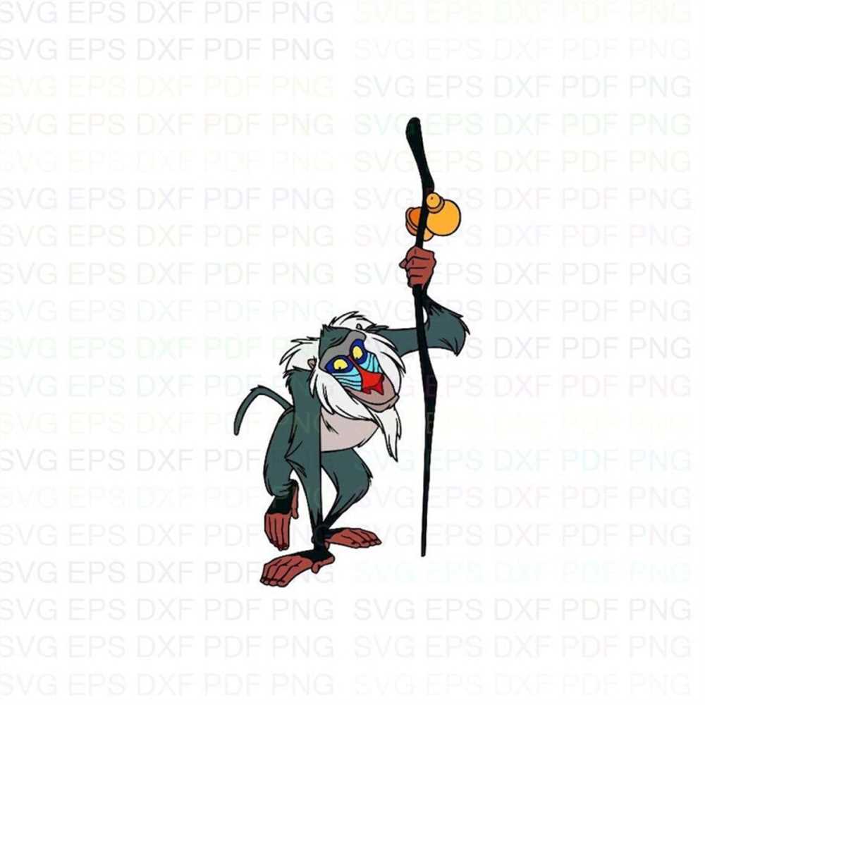 Rafiki_The_Lion_King_7 Svg Dxf Eps Pdf Png, Cricut, Cutting - Inspire ...