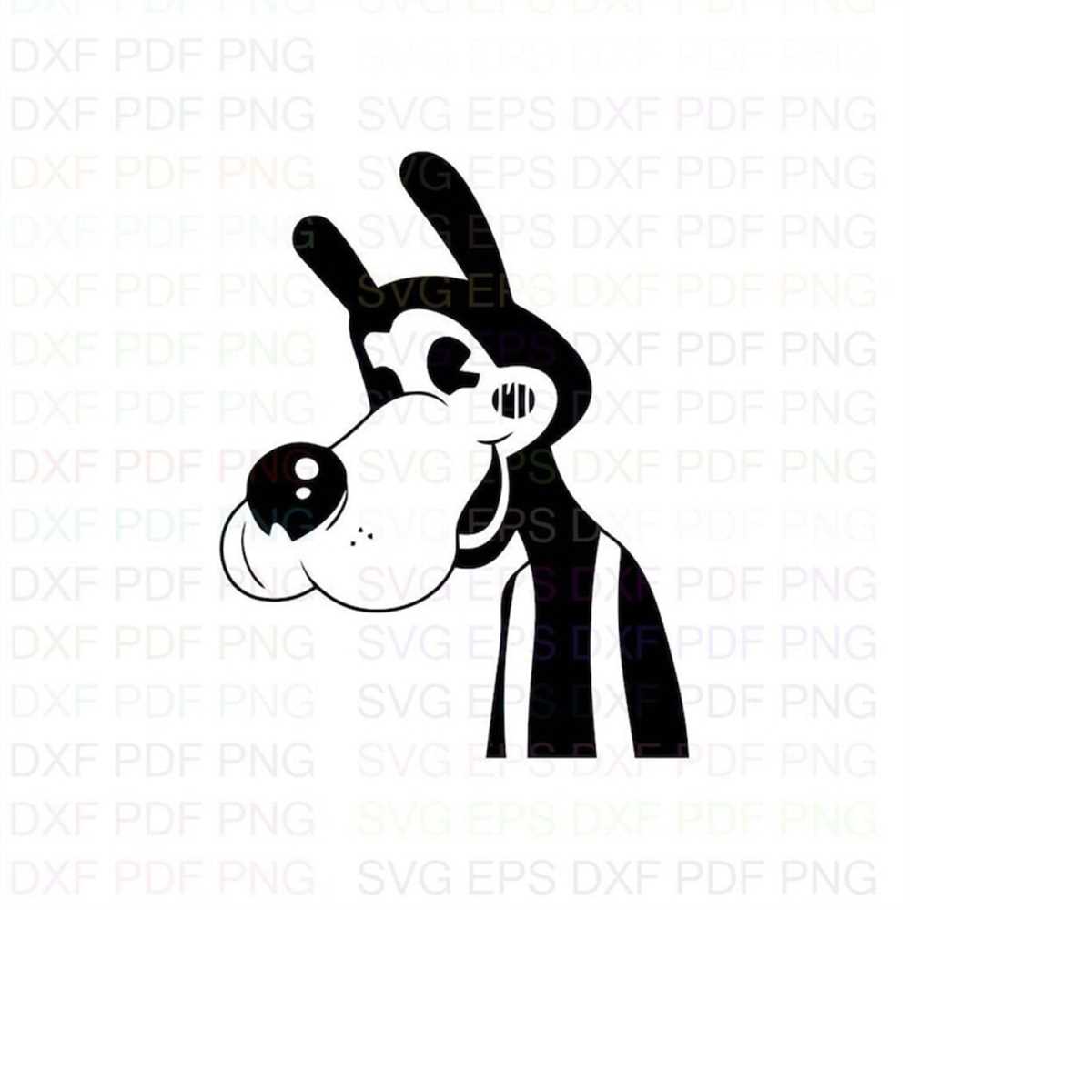 Bendy_and_the_Ink_Machine_Boris_the_Wolf Outline Svg Dxf Eps - Inspire ...