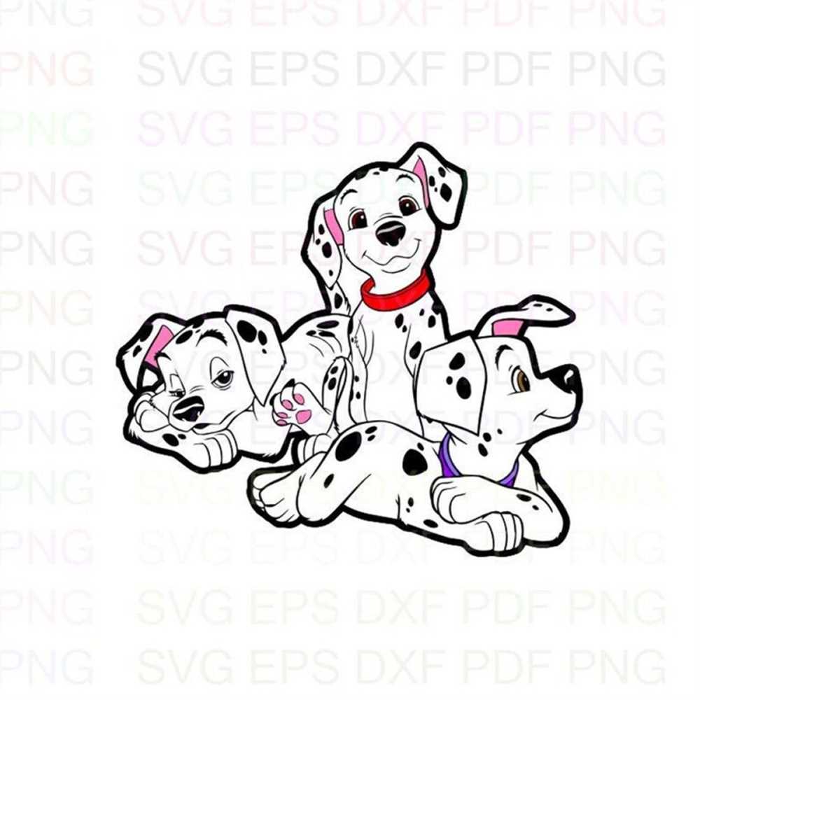 101_Dalmations_016 Svg Dxf Eps Pdf Png, Cricut, Cutting file - Inspire ...