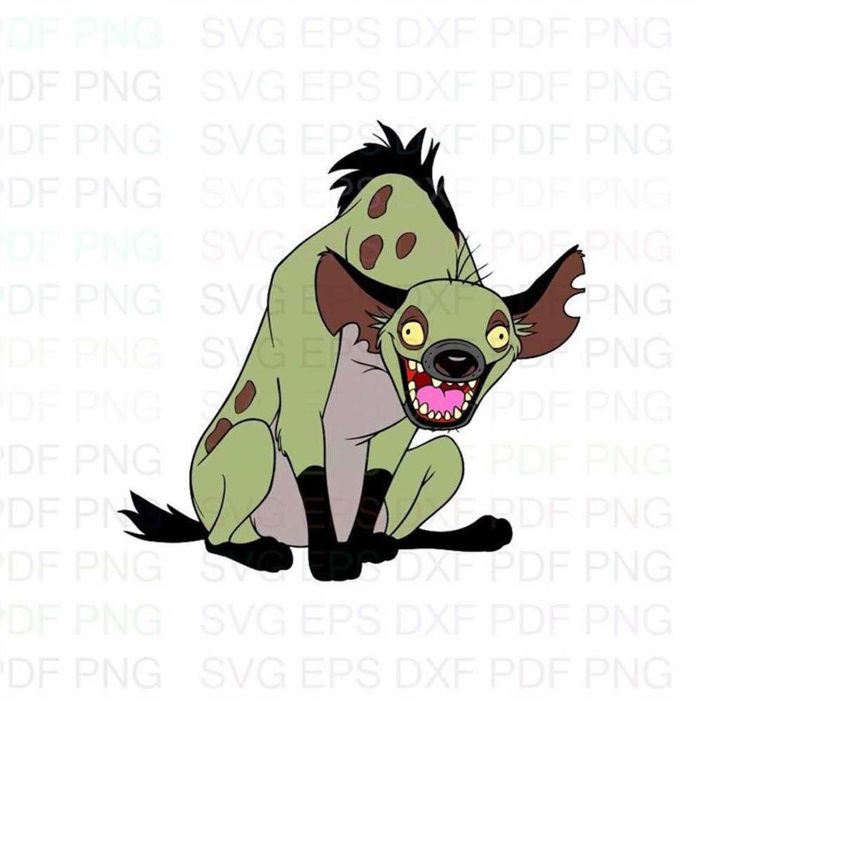 banzai_The_Lion_King_15 Svg Dxf Eps Pdf Png, Cricut, Cutting - Inspire ...