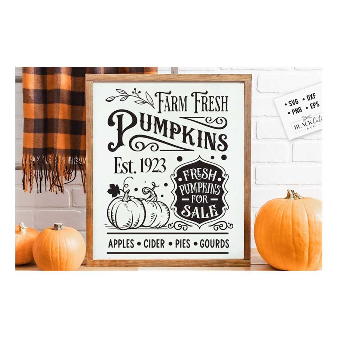 Farm fresh pumpkins svg, Farmhouse autumn svg, farmhouse fal | Inspire ...