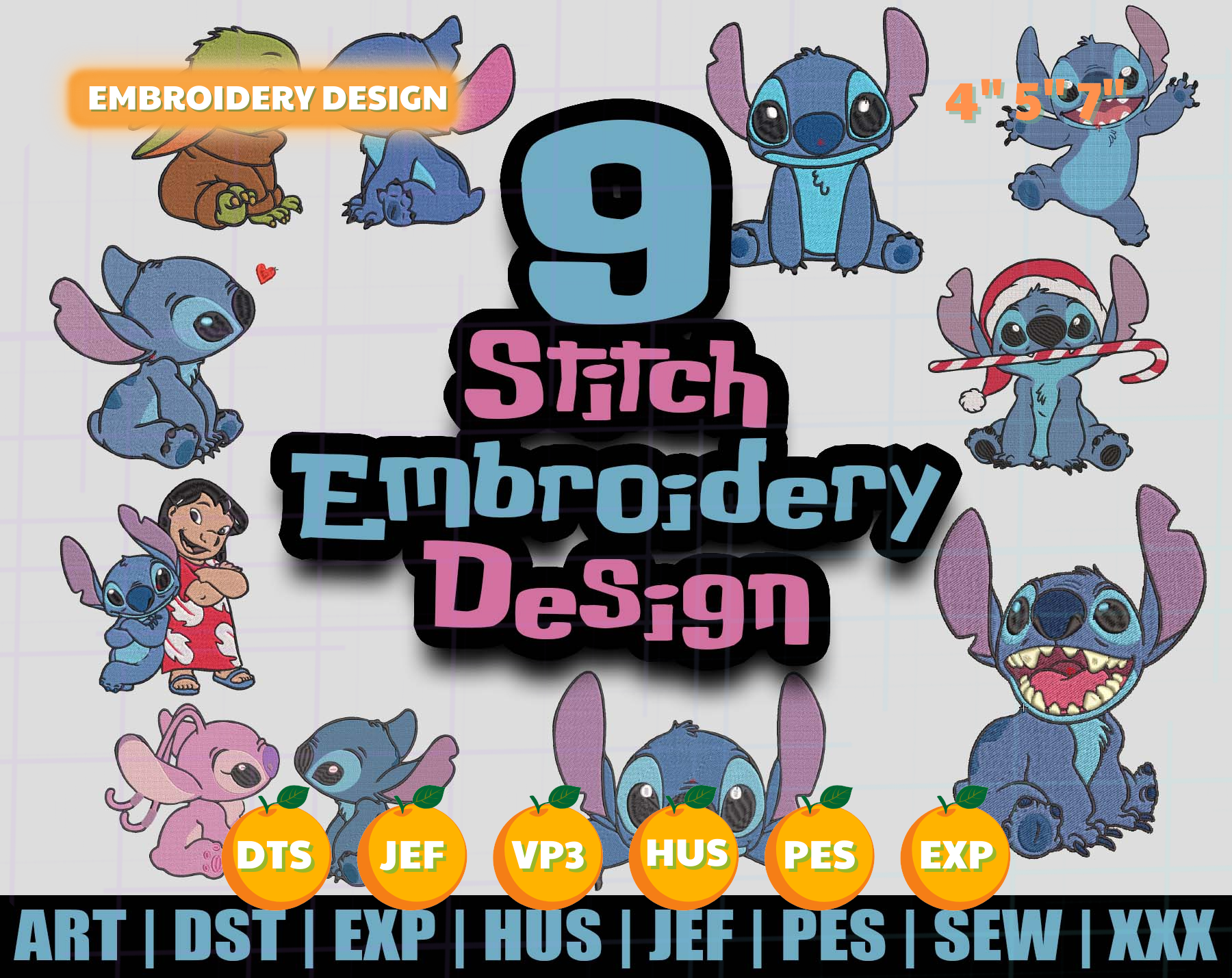Character Stitch Embroidery Design, Character Embroidery Des | Inspire ...