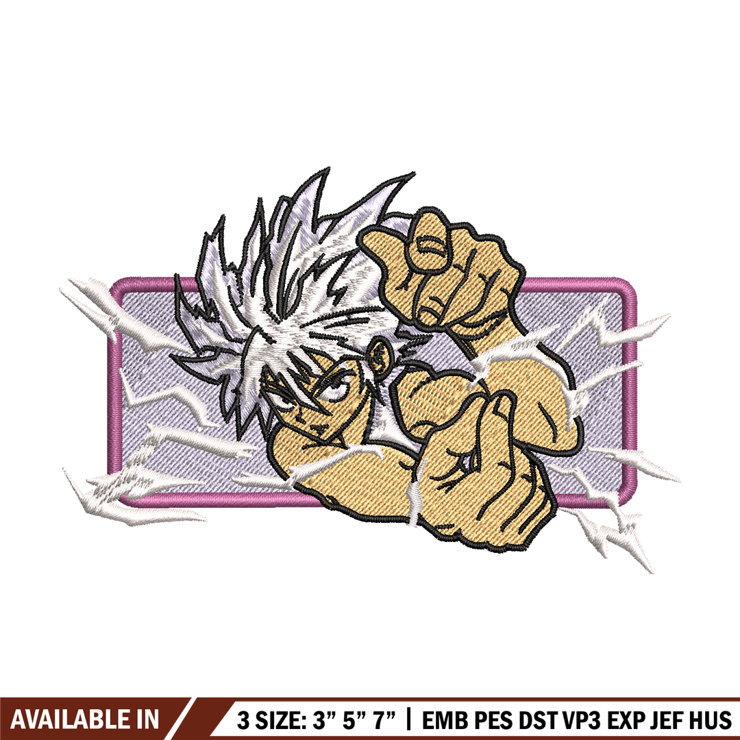 Killua Patterns Killua zoldyck embroidery design, hunter x hunter embroidery | Inspire ...