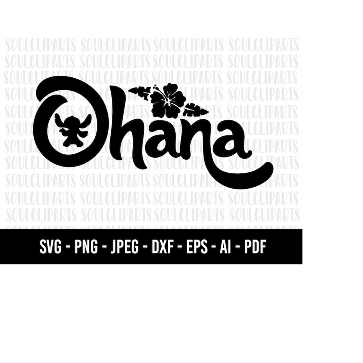 COD381Ohana SVG/Ohana means family svg/Ohana Cursive SVG/Fa Inspire