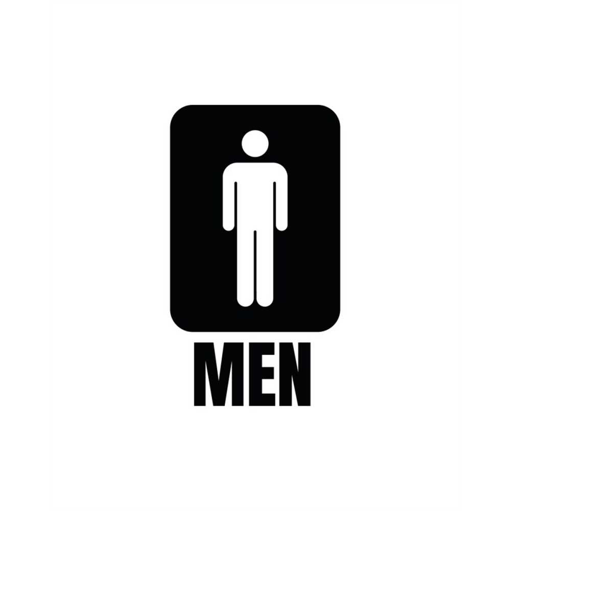 Restroom Symbol SVG Files Men Toilet Sign Cut Files Rest Inspire