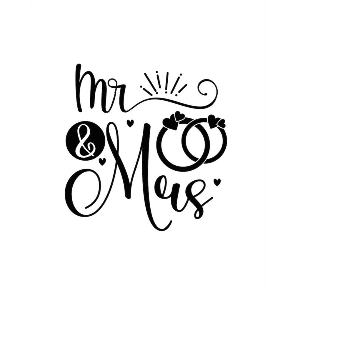 Mr and Mrs SVG, Instant Download SVG, PNG, eps, dxf, jpg dig | Inspire