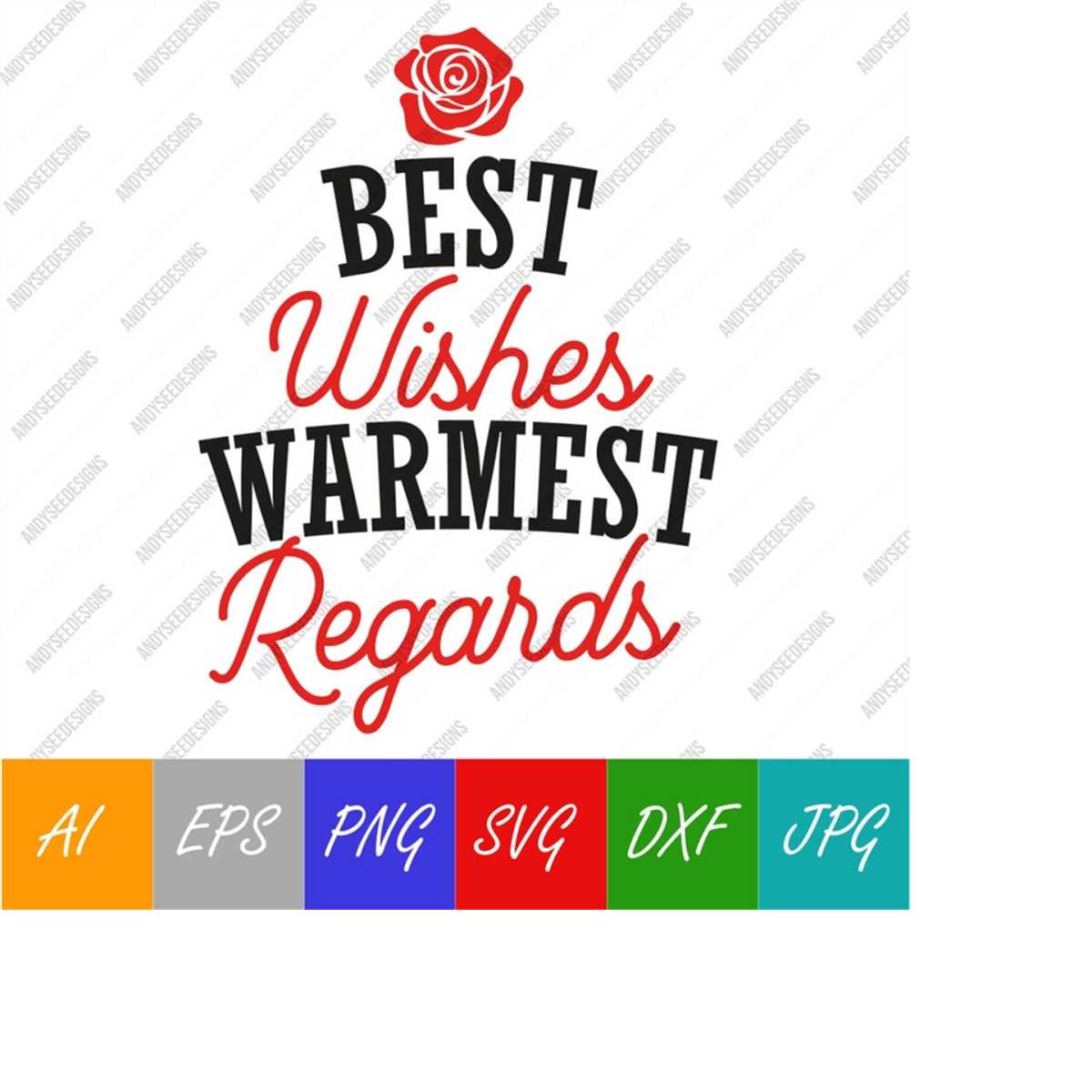 Schitt's Creek Best Wishes Warmest Regards Vector Digital Do Inspire