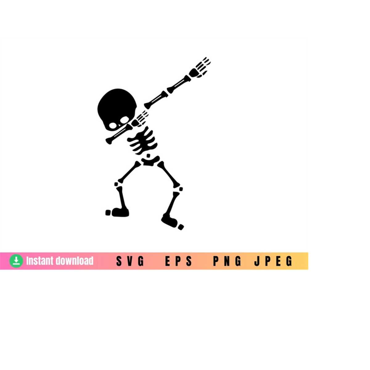 Black Dabbing Skeleton SVG, Autism svg, Skeleton dabbing, au - Inspire