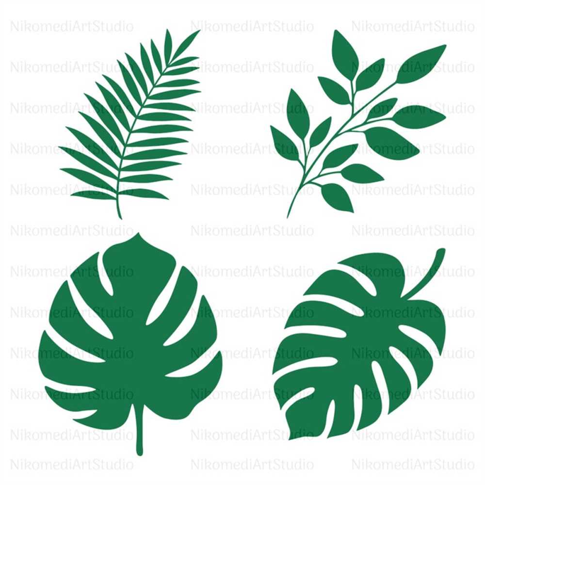 Tropical leaves svg | monstera leaf svg clipart | leaf svg | | Inspire ...