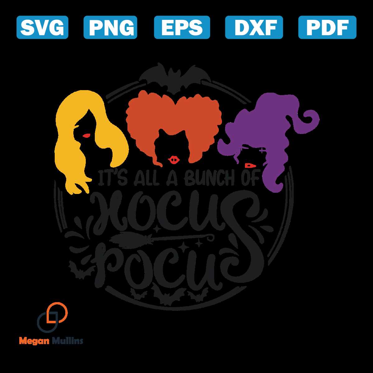 Hocus Pocus SVG, Sanderson Sisters SVG, Witches Hair Cute Ha | Inspire ...