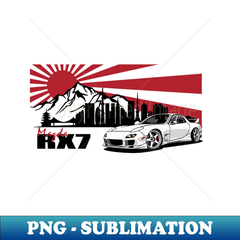 Mazda RX7 FD3S JDM Japanese cars - Instant Sublimation Digit - Inspire ...