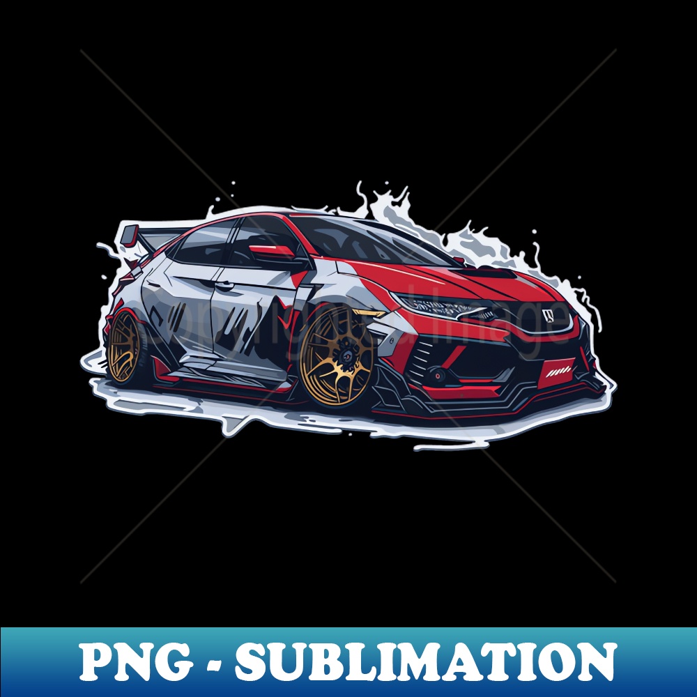 Honda Civic Type R JDM Tuning Modified - Custom Sublimation | Inspire ...