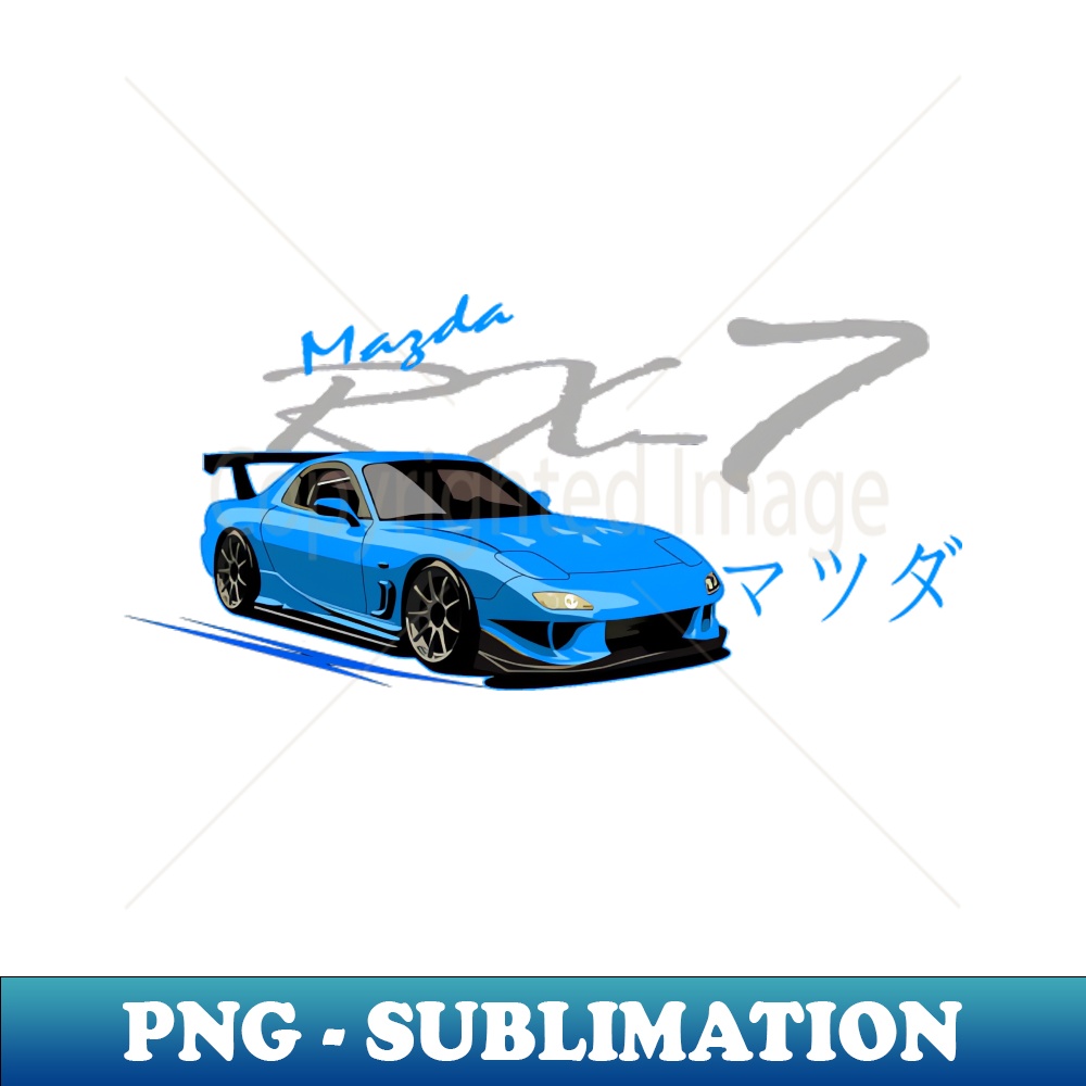 Mazda RX7 FD JDM Japanese cars - Instant PNG Sublimation Dow | Inspire ...