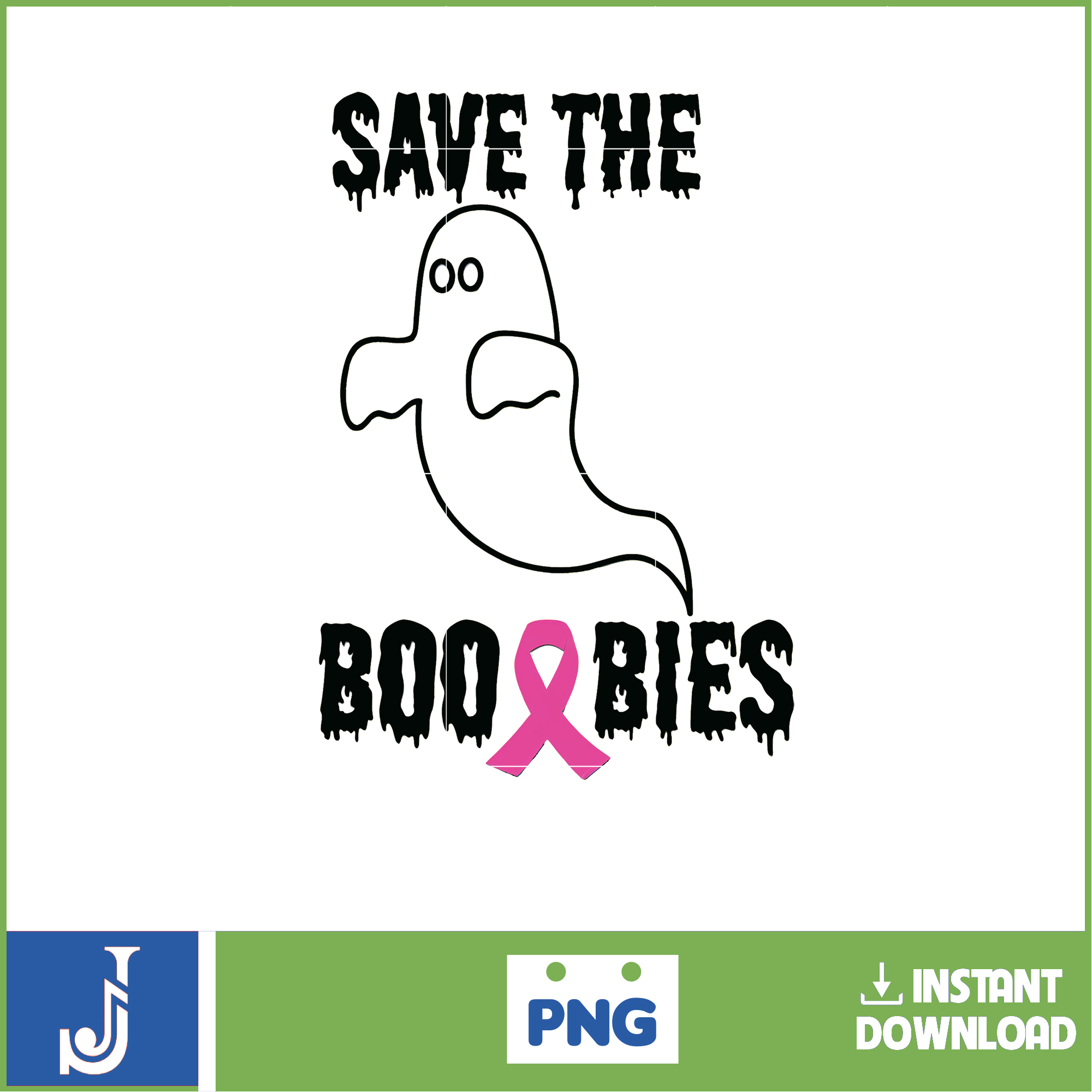 Save The Boo Bies Png, Designs Breast Cancer Groovy Style Pn - Inspire ...