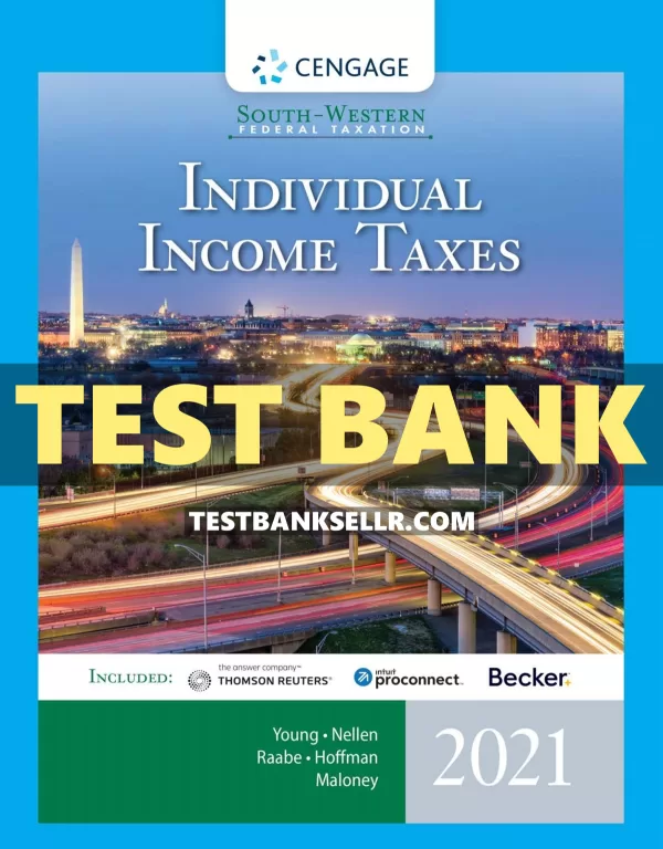 Test Bank for South-Western Federal Taxation 2021 Individual | Inspire ...