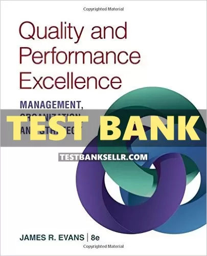 Test Bank for Quality and Performance Excellence 8th Edition | Inspire ...