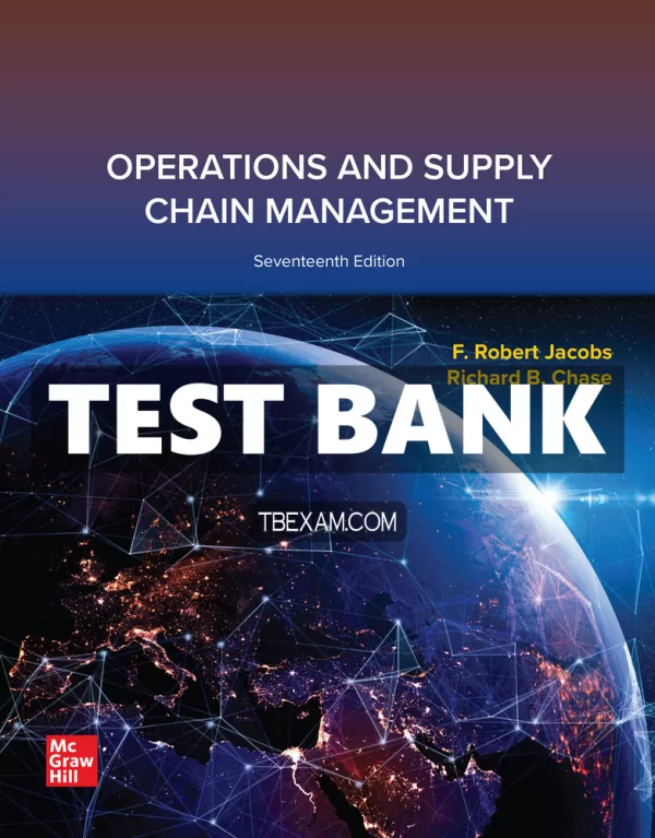 Test Bank for Operations and Supply Chain Management 17th Ed | Inspire ...