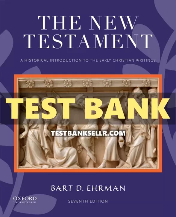 Test Bank for New Testament Historical Introduction to the E | Inspire ...
