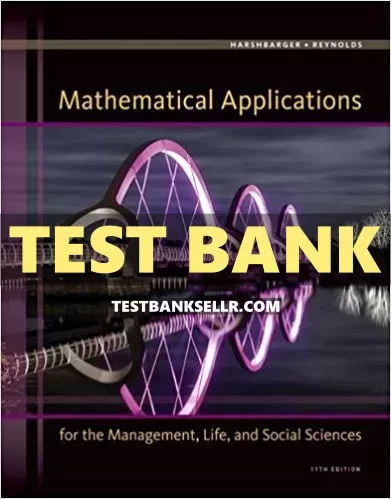 Test Bank for Mathematical Applications for the Management L | Inspire ...