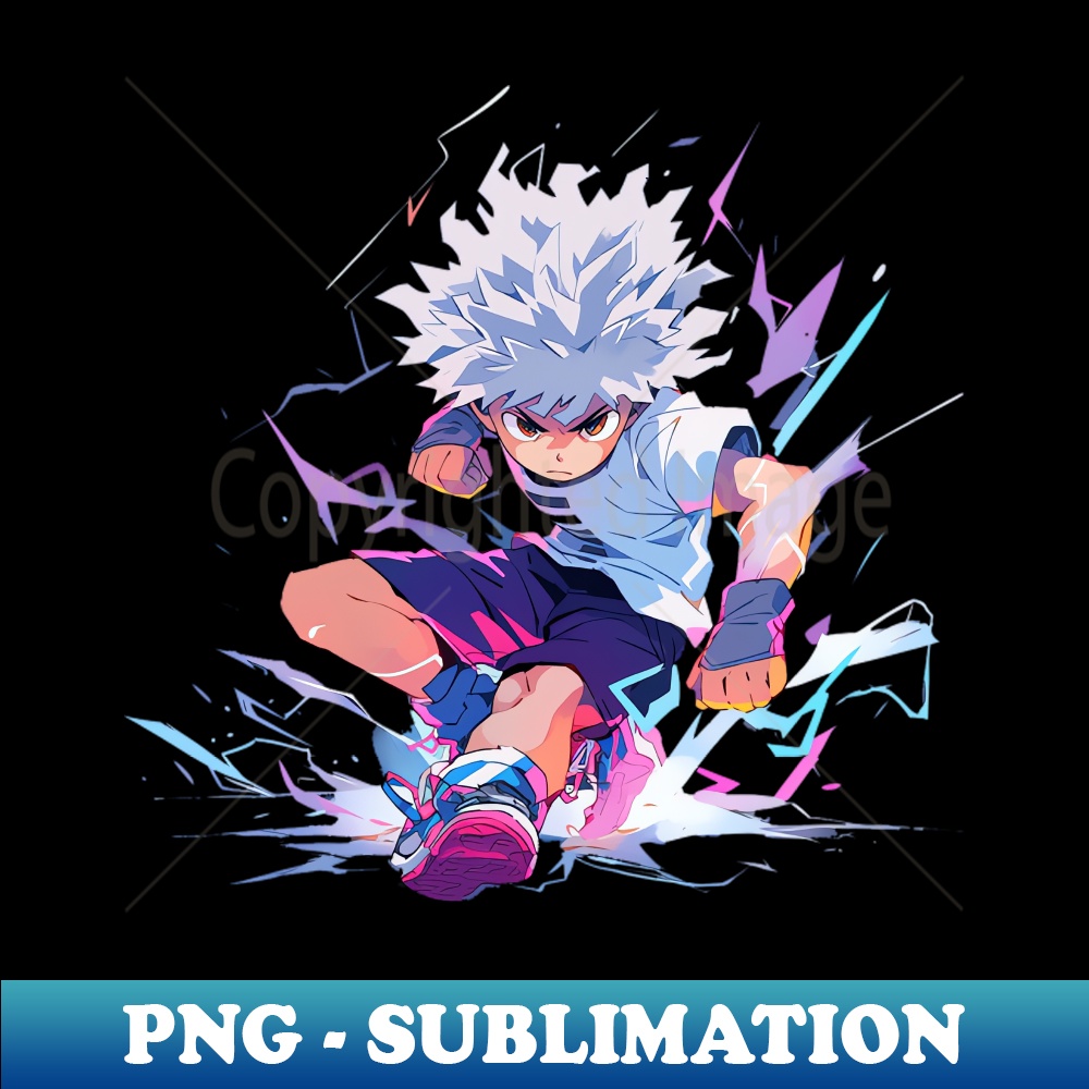 killua - Aesthetic Sublimation Digital File - Unlock Vibrant | Inspire